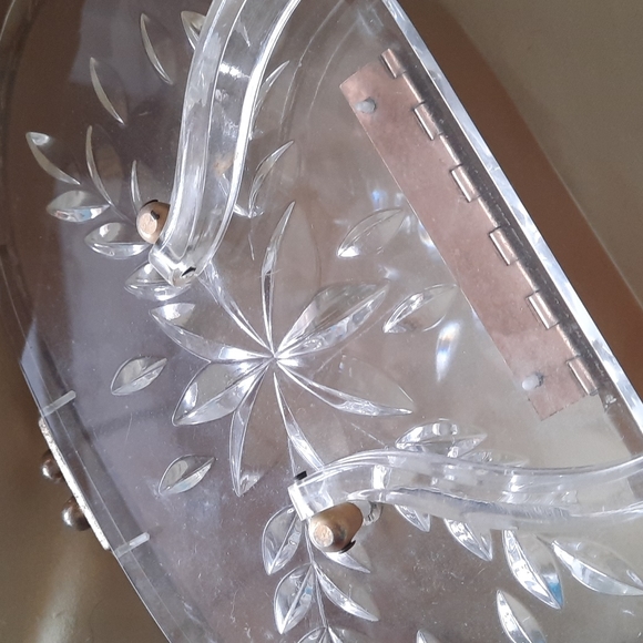 Vintage 50's Acrylic Handbag by Charles S Kahn, Inc of Miami - Picture 4 of 7